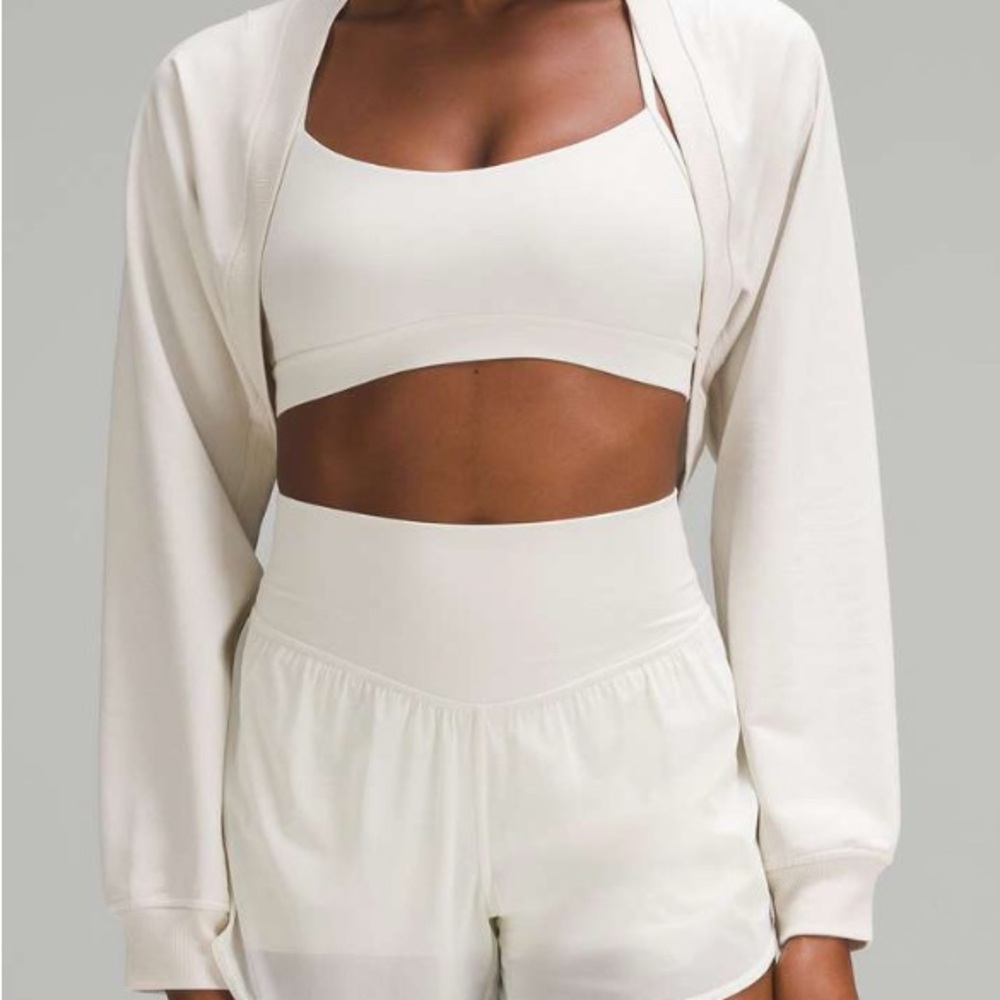 NWT lululemon French Terry Long Sleeve Shrug